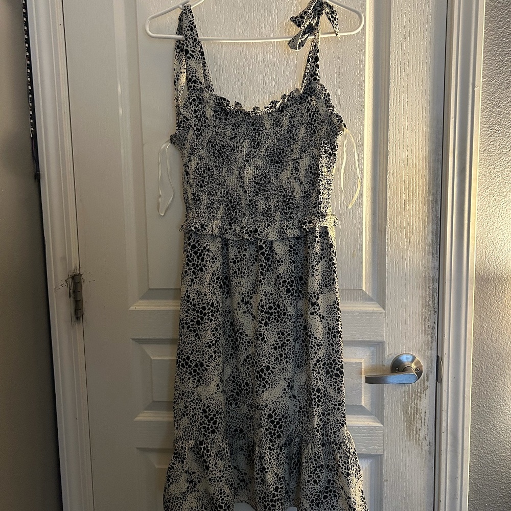 Printed Midi Dress